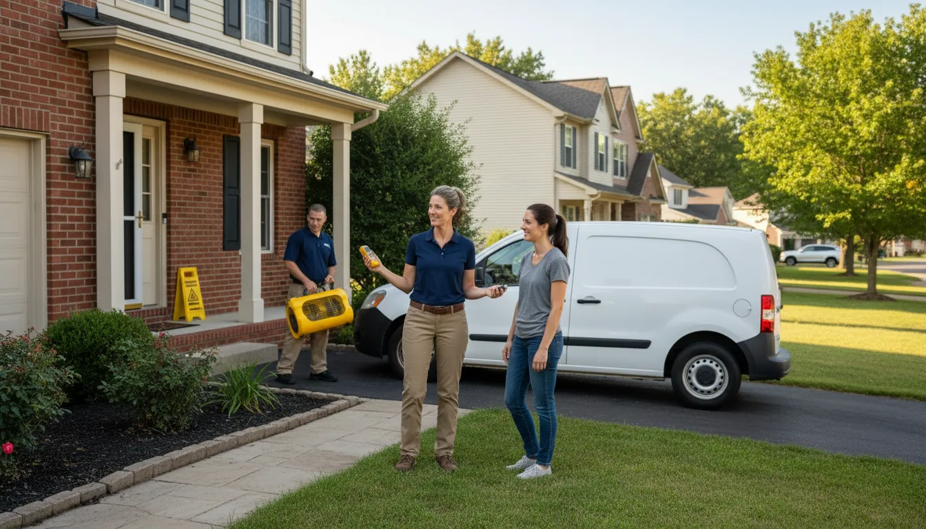 Residential water damage restoration in Fields Landing, CA